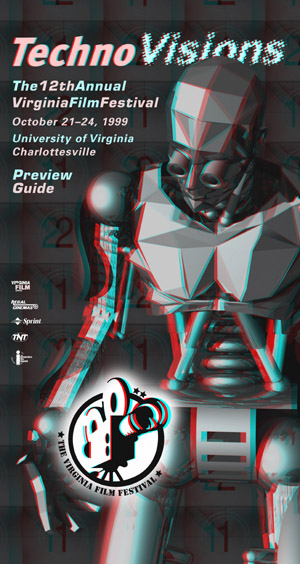 anaglyph poster for 1999 Virginia Film Festival